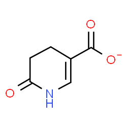 ChemSpider 2D Image | 1,4,5,6-Tetrahydro-6-oxonicotinate | C6H6NO3
