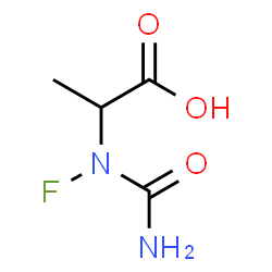 ChemSpider 2D Image | N-Carbamoyl-N-fluoroalanine | C4H7FN2O3