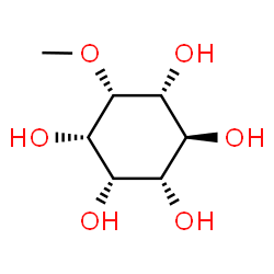 ChemSpider 2D Image | (1R,2S,3S,4S,5S,6R)-6-Methoxy-1,2,3,4,5-cyclohexanepentol | C7H14O6