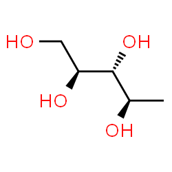 ChemSpider 2D Image | 5-Deoxyribitol | C5H12O4