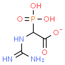 ChemSpider 2D Image | Carbamimidamido(phosphono)acetate | C3H7N3O5P