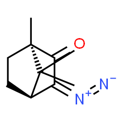 ChemSpider 2D Image | (1R,4S)-3-Diazobornane-2-one | C10H14N2O