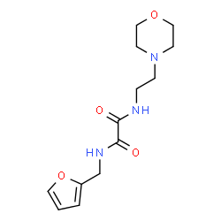 ChemSpider 2D Image | N-(2-Furylmethyl)-N'-[2-(4-morpholinyl)ethyl]ethanediamide | C13H19N3O4