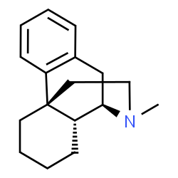 ChemSpider 2D Image | N-methylmorphinan | C17H23N