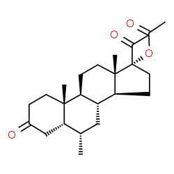 ChemSpider 2D Image | 4,5-DIHYDROMEDROXYPROGESTERONE ACETATE | C24H36O4