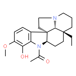 ChemSpider 2D Image | Aspidospermidin-17-ol, 1-acetyl-16-methoxy- | C22H30N2O3