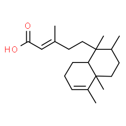 ChemSpider 2D Image | 3-Methyl-5-(1,2,4a,5-tetramethyl-1,2,3,4,4a,7,8,8a-octahydro-naphthalen-1-yl)-pent-2-enoic acid | C20H32O2