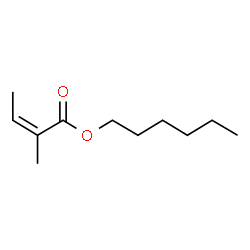 ChemSpider 2D Image | Hexyl (2Z)-2-methyl-2-butenoate | C11H20O2