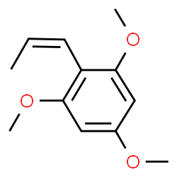 ChemSpider 2D Image | 1,3,5-Trimethoxy-2-propenylbenzene | C12H16O3