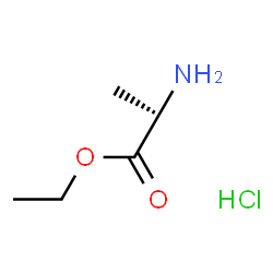 ChemSpider 2D Image | Ethyl L-alaninate hydrochloride | C5H12ClNO2