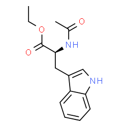 ChemSpider 2D Image | Ethyl N-acetyl-L-tryptophanate | C15H18N2O3
