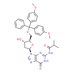 ChemSpider 2D Image | iBu-DMT-dG | C35H37N5O7