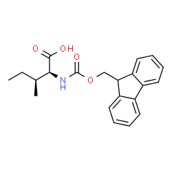 ChemSpider 2D Image | Fmoc-Ile-OH | C21H23NO4