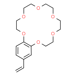 ChemSpider 2D Image | 4-Vinylbenzo-18-crown-6 | C18H26O6