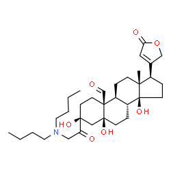 ChemSpider 2D Image | Strophanthidin, 3-((dibutylamino)acetyl)- | C33H51NO7