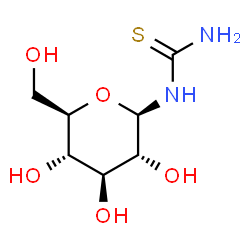 ChemSpider 2D Image | N-Î²-D-Glucopyranosylthiourea | C7H14N2O5S