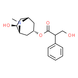 ChemSpider 2D Image | (6S)-6-hydroxyhyoscyamine | C17H23NO4