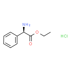 ChemSpider 2D Image | H-D-Phg-OEt hydrochloride | C10H14ClNO2