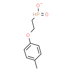 ChemSpider 2D Image | 2-(4-METHYLPHENOXY)ETHYLPHOSPHINATE | C9H12O3P