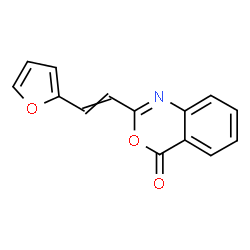 ChemSpider 2D Image | 2-[2-(2-Furyl)vinyl]-4H-3,1-benzoxazin-4-one | C14H9NO3