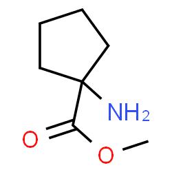 ChemSpider 2D Image | Methyl 1-aminocyclopentanecarboxylate | C7H13NO2