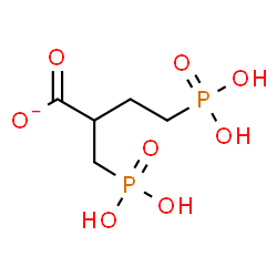 ChemSpider 2D Image | 4-Phosphono-2-(phosphonomethyl)butanoate | C5H11O8P2