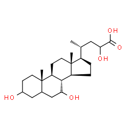 ChemSpider 2D Image | 3,7,23-Trihydroxycholan-24-oic acid | C24H40O5