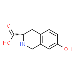 ChemSpider 2D Image | H-7-Hydroxy-Tic-OH | C10H11NO3