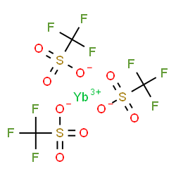 ChemSpider 2D Image | Ytterbium(III) triflate | C3F9O9S3Yb