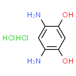 ChemSpider 2D Image | 4,6-Diaminoresorcinol dihydrochloride | C6H10Cl2N2O2