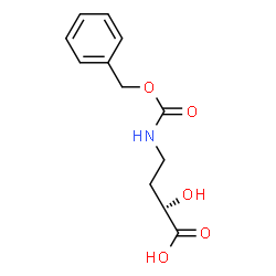 ChemSpider 2D Image | (S)-(+)-Z-4-Amino-2-hydroxybutyric acid | C12H15NO5