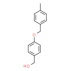 ChemSpider 2D Image | {4-[(4-Methylbenzyl)oxy]phenyl}methanol | C15H16O2
