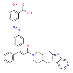 ChemSpider 2D Image | dersalazine | C35H32N6O4