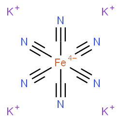 ChemSpider 2D Image | potassium ferrocyanide | C6FeK4N6