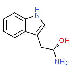 ChemSpider 2D Image | (1S)-1-Amino-2-(1H-indol-3-yl)ethanol | C10H12N2O