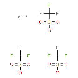 ChemSpider 2D Image | Scandium(III) trifluoromethanesulfonate | C3F9O9S3Sc