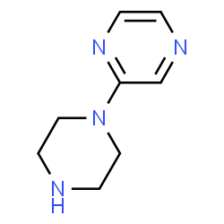 ChemSpider 2D Image | 2-(1-Piperazinyl)pyrazine | C8H12N4
