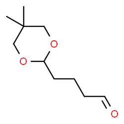 ChemSpider 2D Image | 5,5-DIMETHYL-2-BUTANAL-1,3-DIOXANE | C10H18O3