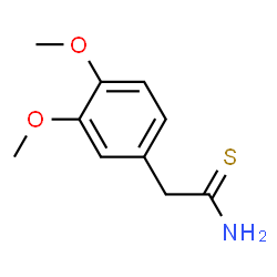 ChemSpider 2D Image | 2-(3,4-Dimethoxyphenyl)ethanethioamide | C10H13NO2S