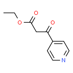 ChemSpider 2D Image | Ethyl 3-oxo-3-(4-pyridinyl)propanoate | C10H11NO3