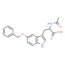 ChemSpider 2D Image | N-Acetyl-5-(benzyloxy)tryptophan | C20H20N2O4