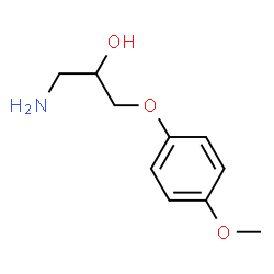 ChemSpider 2D Image | 1-Amino-3-(4-methoxyphenoxy)-2-propanol | C10H15NO3