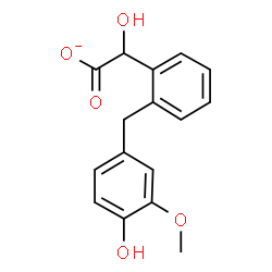 ChemSpider 2D Image | DL-vanillylmandelate | C16H15O5