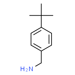ChemSpider 2D Image | 4-tert-Butylbenzylamine | C11H17N