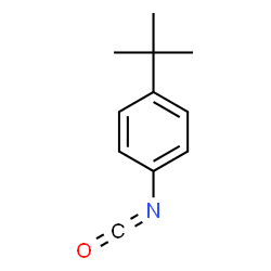 ChemSpider 2D Image | 4-tert-Butylphenyl isocyanate | C11H13NO