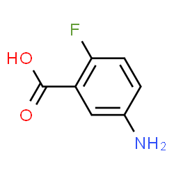 ChemSpider 2D Image | 5-Amino-2-fluorobenzoic acid | C7H6FNO2