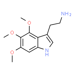 ChemSpider 2D Image | 4,5,6-trimethoxytryptamine | C13H18N2O3