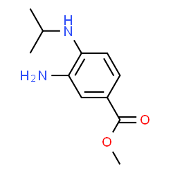 ChemSpider 2D Image | Methyl 3-amino-4-(isopropylamino)benzoate | C11H16N2O2