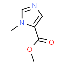 ChemSpider 2D Image | Methyl 1-methylimidazole-5-carboxylate | C6H8N2O2