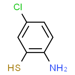 ChemSpider 2D Image | 2-Amino-5-chlorobenzenethiol | C6H6ClNS